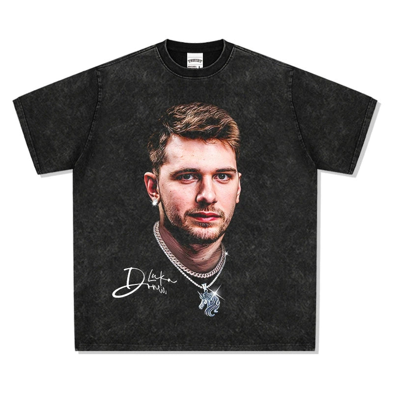 HIGH STREET NBA STAR PRINTED VINTAGE T-SHIRT | BRUNSON V7.3