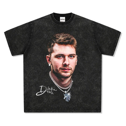 HIGH STREET NBA STAR PRINTED VINTAGE T-SHIRT | BRUNSON V7.3