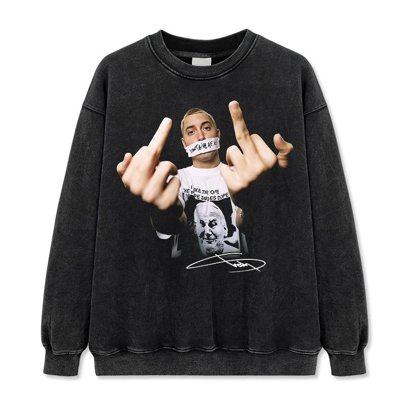 HIGH STREET HIP-HOP STAR BEDRUCKTES VINTAGE-T-SHIRT | CHRIS BROWN V7.6