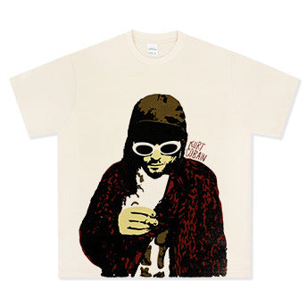 HIGH STREET SOCCER STAR BEDRUCKTES VINTAGE-T-SHIRT | NEYMAR V6.2