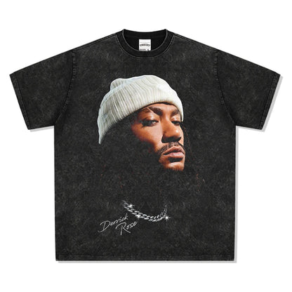 HIGH STREET NBA STAR PRINTED VINTAGE T-SHIRT | BRUNSON V7.3
