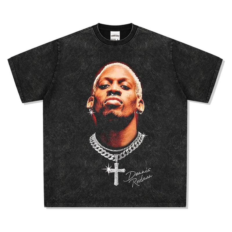 HIGH STREET NBA STAR PRINTED VINTAGE T-SHIRT | BRUNSON V7.3