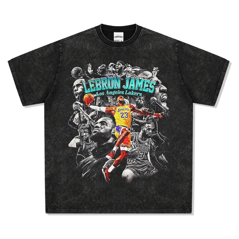HIGH STREET NBA STAR PRINTED VINTAGE T-SHIRT | BRUNSON V7.3