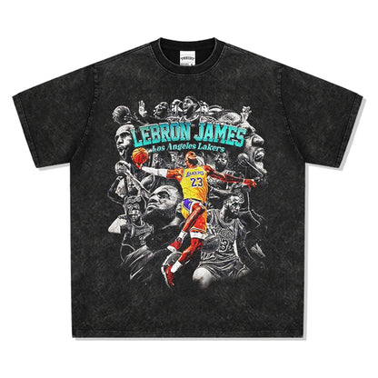 HIGH STREET NBA STAR PRINTED VINTAGE T-SHIRT | BRUNSON V7.3