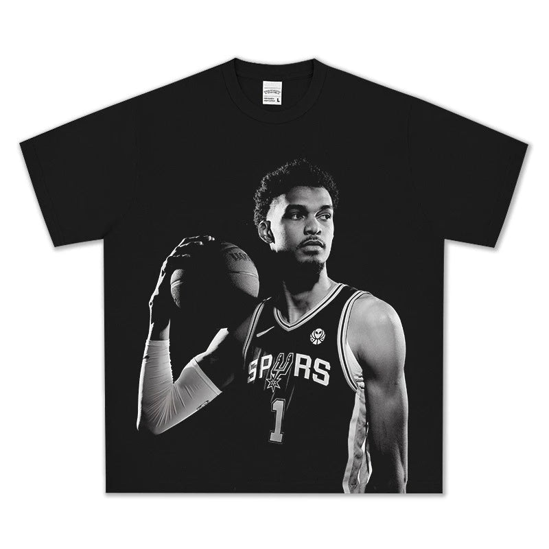 HIGH STREET NBA STAR PRINTED VINTAGE TEE | JALEN BRUNSON V7.2