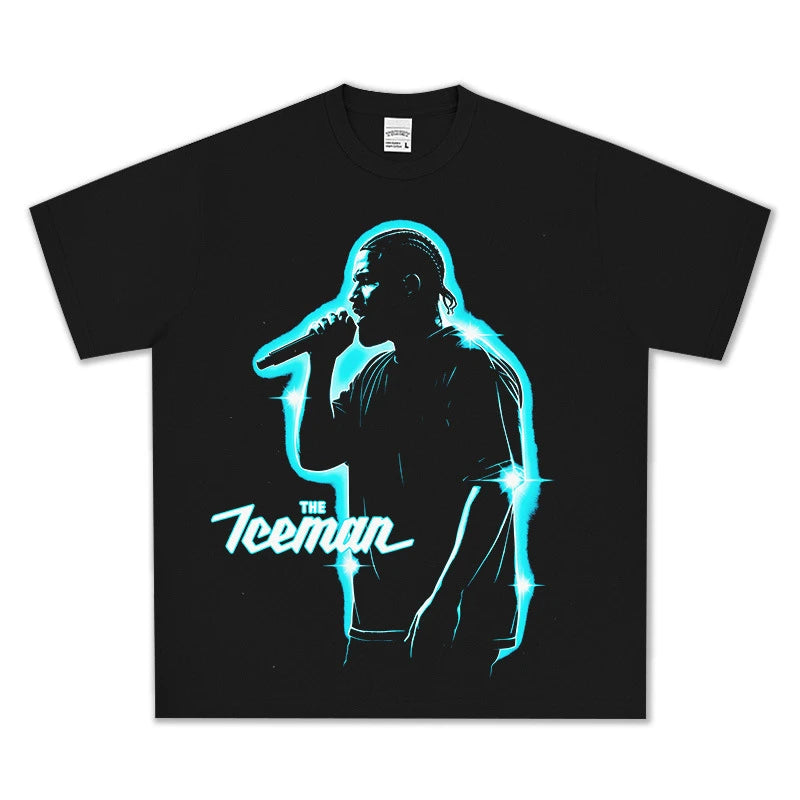 HIGH STREET HIP-HOP STAR BEDRUCKTES VINTAGE-T-SHIRT |DRAKE V7.2