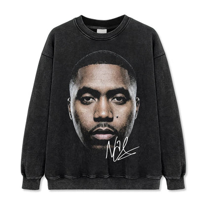HIGH STREET HIP-HOP STAR BEDRUCKTES VINTAGE-T-SHIRT | CHRIS BROWN V7.6