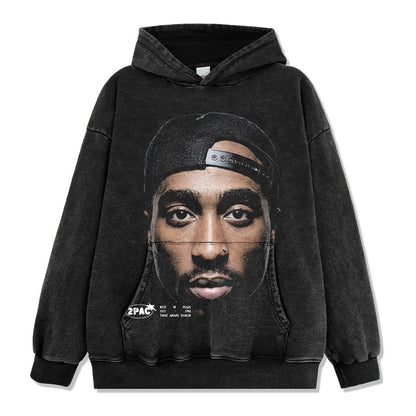 HIGH STREET HIP-HOP STAR BEDRUCKTES VINTAGE-T-SHIRT | CHRIS BROWN V7.6