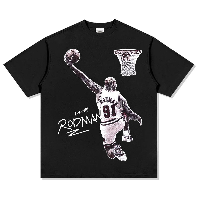 HIGH STREET NBA STAR PRINTED VINTAGE T-SHIRT | BRUNSON V7.3