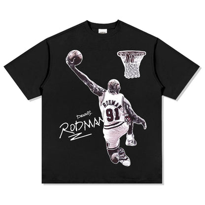 HIGH STREET NBA STAR PRINTED VINTAGE T-SHIRT | BRUNSON V7.3