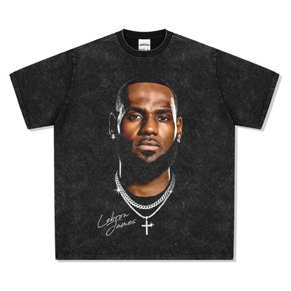 HIGH STREET NBA STAR PRINTED VINTAGE T-SHIRT | BRUNSON V7.3