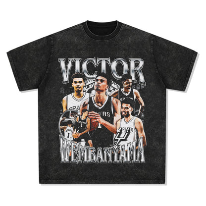 HIGH STREET NBA STAR PRINTED  VINTAGE TEE | WEMBY