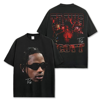 VINTAGE GRAPHIC TEE&HODDIE |Travis Scott TS V10.3