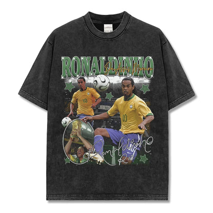 HIGH STREET SOCCER STAR BEDRUCKTES VINTAGE-T-SHIRT | LAMINE YAMAL V5.28