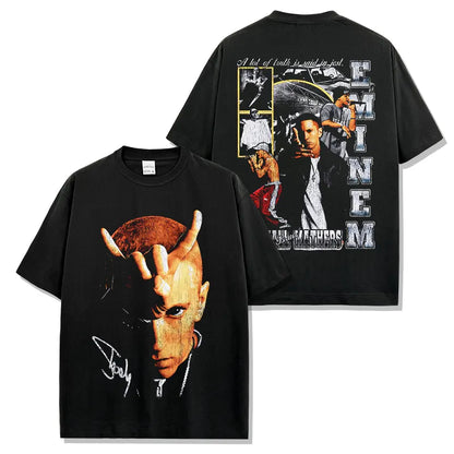 HIGH STREET HIP-HOP STAR BEDRUCKTES VINTAGE-T-SHIRT | CHRIS BROWN V7.6
