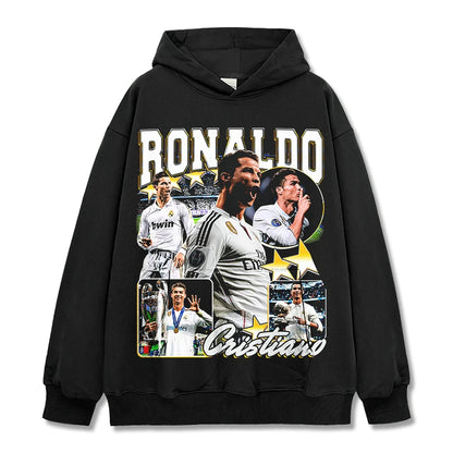 HIGH STREET SOCCER STAR BEDRUCKTES VINTAGE-T-SHIRT | RONALDO V7.3