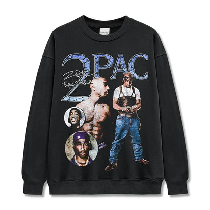 HIGH STREET HIP-HOP STAR BEDRUCKTES VINTAGE-T-SHIRT | CHRIS BROWN V7.6
