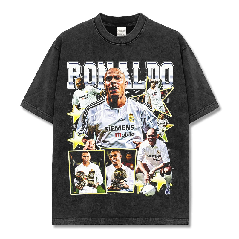 HIGH STREET SOCCER STAR BEDRUCKTES VINTAGE-T-SHIRT | LAMINE YAMAL V5.28