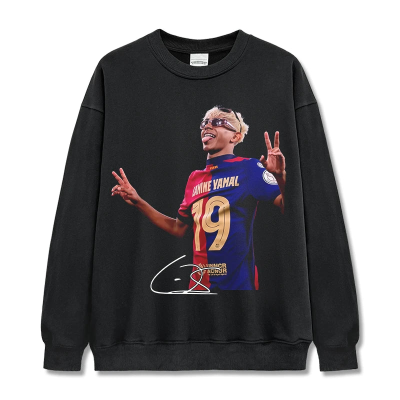 HIGH STREET SOCCER STAR BEDRUCKTES VINTAGE-T-SHIRT | LAMINE YAMAL V5.28