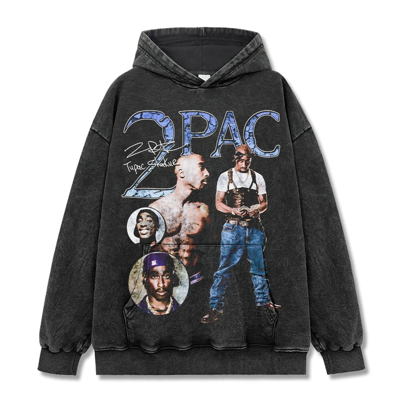 HIGH STREET HIP-HOP STAR BEDRUCKTES VINTAGE-T-SHIRT | CHRIS BROWN V7.6