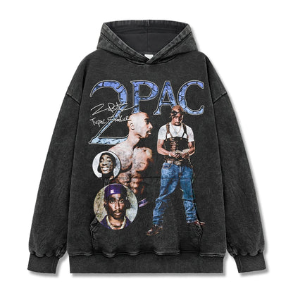 HIGH STREET HIP-HOP STAR BEDRUCKTES VINTAGE-T-SHIRT | CHRIS BROWN V7.6