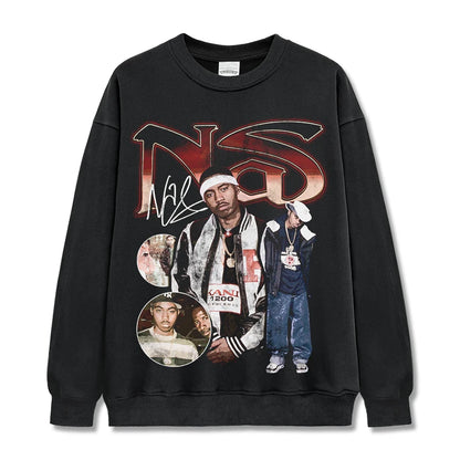 T-SHIRT VINTAGE IMPRIMÉ STAR HIP-HOP HIGH STREET | CHRIS BROWN V7.6