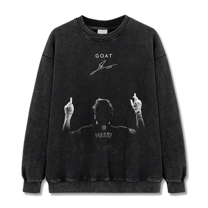 VINTAGE GRAPHIC TEE&HOODIE | Messi V9.23
