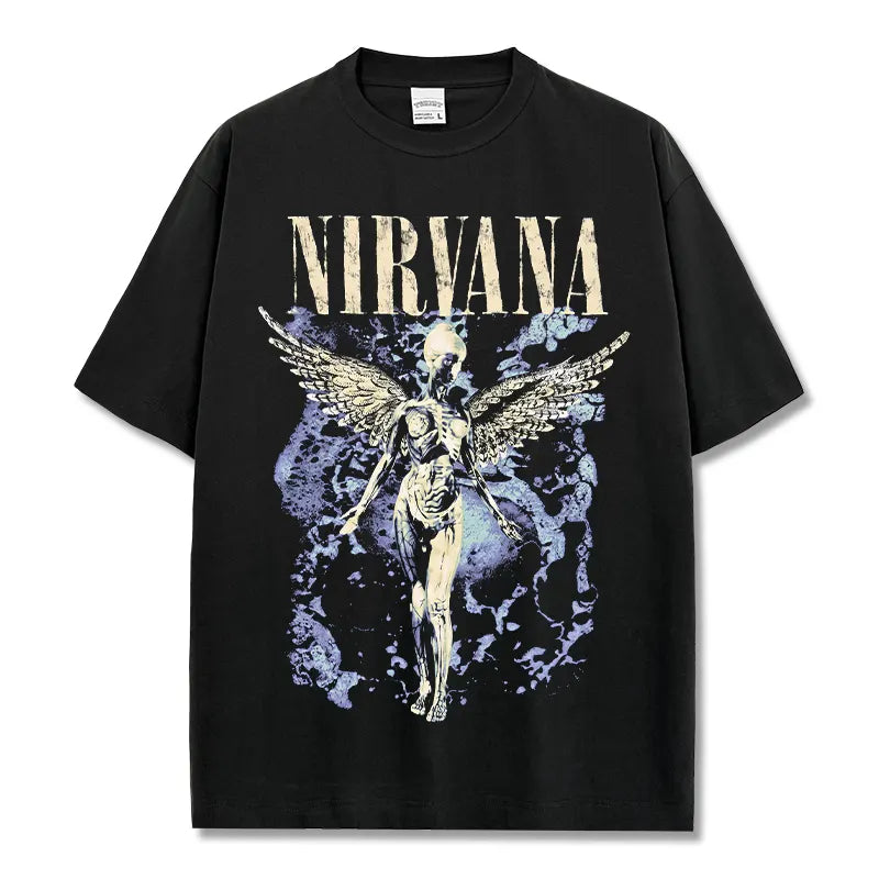 HIGH STREET HIP-HOP STAR BEDRUCKTES VINTAGE-T-SHIRT | CHRIS BROWN V7.6