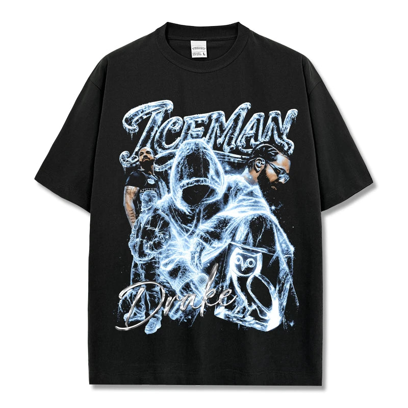 HIGH STREET HIP-HOP STAR BEDRUCKTES VINTAGE-T-SHIRT | CHRIS BROWN V7.6