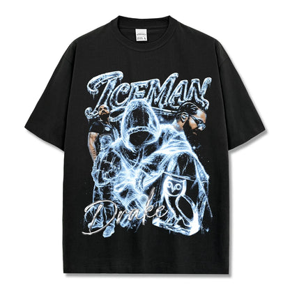 HIGH STREET HIP-HOP STAR BEDRUCKTES VINTAGE-T-SHIRT | CHRIS BROWN V7.6