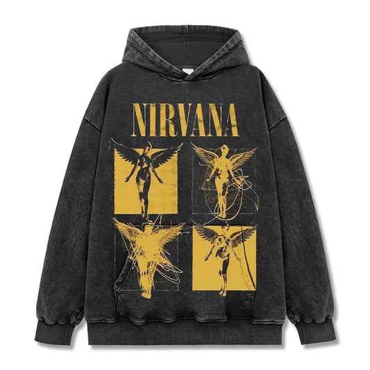 VINTAGE GRAPHIC TEE&HODDIE |Nirvana V9.22